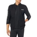 GUESS Erkek Eco Mickey Tam Fermuarlı Sweatshirt, Jet Siyah, M