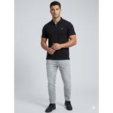 Guess Erkek Fermuar Detaylı Polo Yaka Kısa Kollu T-Shirt M4YR00Z3DM0 - Siyah - XS