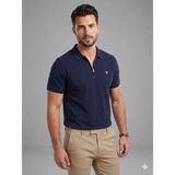 Guess Erkek Fermuarlı Polo Yaka Kısa Kollu T-Shirt M4YR00Z3DM0 - Lacivert