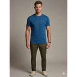 Guess Erkek Günlük Casual Baskılı T-Shirt Z4YI12I3Z14 - Mavi