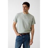 Guess Erkek Jersey Regular Fit T-Shirt - Açık Yeşil - XL