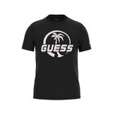 Guess Erkek Jersey Slim Fit T-Shirt - Siyah - XL