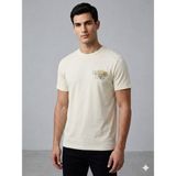 Guess Erkek Modern Kesim Bisiklet Yaka T-Shirt M6GI37K3318 - Ekru - XL