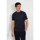Guess Erkek Önü Logolu T-Shirt - M - 12L-Lacivert