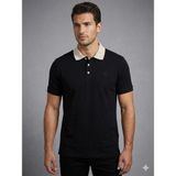 Guess Erkek Polo Yaka Basic T-Shirt M5GP66J1314 - Siyah