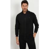 Guess Erkek Siyah Dik Yaka Zip Ceket
