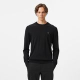 Guess Erkek Siyah Kazak - JBLK-Siyah - XL