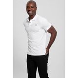 Guess Erkek Slim Fit Polo Yaka Tişört M2YP24KC9T1 - Beyaz - 2XL