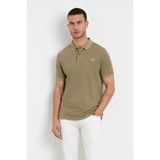 Guess Erkek Slim Fit Polo Yaka Tişört M2YP24KC9T1 Haki