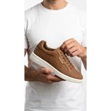 Guess Erkek Sneaker Ayakkabı Bağcıklı Monogram Desenli Kalın Taban Günlük Şık Spor Model Yujen3 FMTYUJSUE12 - Kahverengi