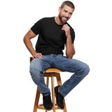 Guess Erkek T-Shirt M4GP39.K7HD0.JBLK, Siyah, S
