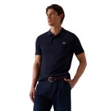 GUESS Erkekler Katı Yakalı Kısa Kollu Polo T-Shirt