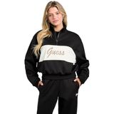 Guess Fabia Kadın Aktif Sweatshirt V5BQ00KCX22, Siyah, M