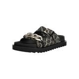 Guess Fatema kadın spor ayakkabısı, Siyah Platin, 39 EU