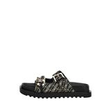Guess Fatema kadın spor ayakkabısı, Siyah Platin, 40 EU