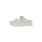 Guess Faxon Logolu Kalın Tabanlı Sandalet FLJFAXELE03 Bayan SANDALET FLJFAX ELE03 CREAM