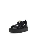 Guess Fetta 4G Logo Baskılı Kalın Tabanlı Sandalet FLJFTTFAL03 Bayan SANDALET FLJFTT FAL03 BLACK