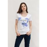 Guess Flower Kadın Slim Fit T-Shirt