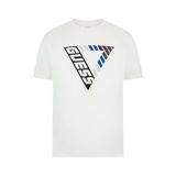 Guess Folco Erkek Aktif Regular Fit T-Shirt Z6GI09K2859, Beyaz, S