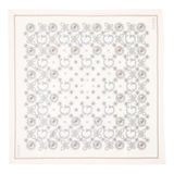 GUESS Fular 90X90 Krem Beyaz Krem