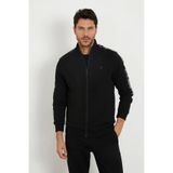 Guess FULL ZIP NEW ARLO SW Erkek Siyah Eşofman Üstü Z2YQ12K6ZS1-JBLK