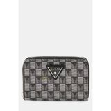 Guess G Wave Slg Medıum Zıp Around Kadın Siyah Cüzdan SWJT9344140-BLO - T/U