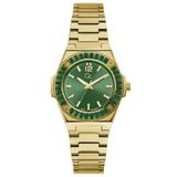 Guess GCZ34002L9MF Quartz Çelik Altın Rengi Yeşil Kadran 34 mm Kadın Kol Saati