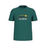 Guess Gerd Erkek Aktif Regular Fit T-Shirt Z6GI15K3205, Yeşil, S