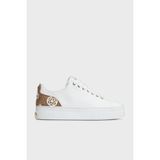 Guess Gianele4 Logolu Sneaker Ayakkabı FLPGN4ELE12WHITE Kadın Ayakkabı Flpgn4 ELE12 Whıte - Beyaz - Kahverengi