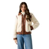 Guess Giordana Regular Fit Ceket Yaka Kemer Detaylı Suni Kürk Mont W5BL71W3840F0D9 Bayan MONT W5BL71 W3840 F0D9