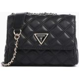 Guess Giully Mini 2 Kapaklı Kadın Omuz Çantası - Black