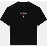 Guess Gj Kısa Kollu Büyük Beden Baker Logolu Erkek Siyah T-Shirt M6rı45k8hm0-Jblk