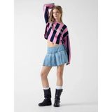 Guess Gj Pileli Kadın Mavi Etek W6RD38D6552-GVMD - 28