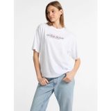 Guess Gj Ss Cn Os Kadın Beyaz Oversize Fit T-Shirt W4YI08K8HM0-G011