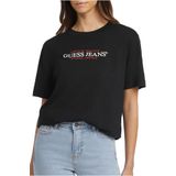 Guess Gj Ss Cn Os Kadın Oversize Fit T-Shirt, Siyah, M