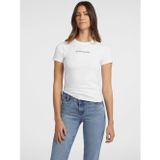 Guess Gj Ss Cn Slim Kadın Beyaz Slim Fit T-Shirt W4YI01J1314-G011