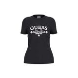 Guess Gloria Aktif Regular Fit T-Shirt, XS, V5YI03I3Z14, Siyah, Kadın