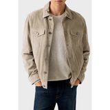 Guess Goat Suede Regular Fit Klasik Yaka Süet Dokulu Ceket M5BL0DL0W90 Erkek Ceket M5BL0D L0W90 F10N - Vizon