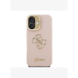 Guess Grained Kamera Standlı iPhone 16 Kılıf