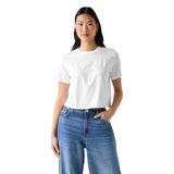 Guess Habi Aktif T-Shirt -, M, V6GI13K2980, Beyaz, Kadın
