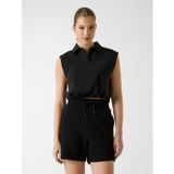 Guess Habi Kolsuz Kadın Polo Crop T-shirt V6GP02K2956