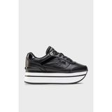 Guess Hansin Kabartmalı Logolu Kalın Tabanlı Sneakerayakkabı FL5HNSPEL12 Bayan Ayakkabı FL5HNS PEL12 Blkbl - 2J9-Siyah