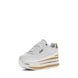 Guess Hansin4 kadın spor ayakkabısı, Beyaz Platin, 38 EU