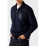 Guess Harris Logolu Regular Fit Yarım Fermuarlı Dik Yaka Sweat M5BQ18K0552 Erkek SWEAT M5BQ18 K0552 G7V2