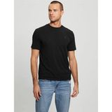 Guess Hedley Erkek Aktif Modal Karışımlı Regular Fit T-Shirt - Siyah