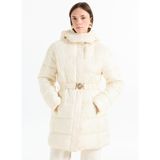 Guess Imma Kapitoneli Regular Fit Çıkarılabilir Kapüşonlu Su İtici Mont W5BL44W2912 Bayan MONT W5BL44 W2912 G1F7