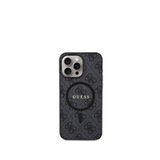 Guess Iphone 15 Pro Magsafe Uyumlu 4g Siyah Desenli Kılıf