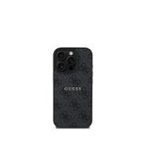 Guess iPhone 16 Pro Magsafe Logolu Uyumlu Siyah Telefon Kılıfı