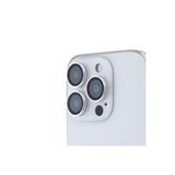 Guess İphone 16 Pro Max Guess Lisanslı Metal Kamera Lens Koruyucu Gümüş