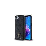 Guess iPhone 16E Small 4G Classic Siyah Magsafe Uyumlu Telefon Kılıfı